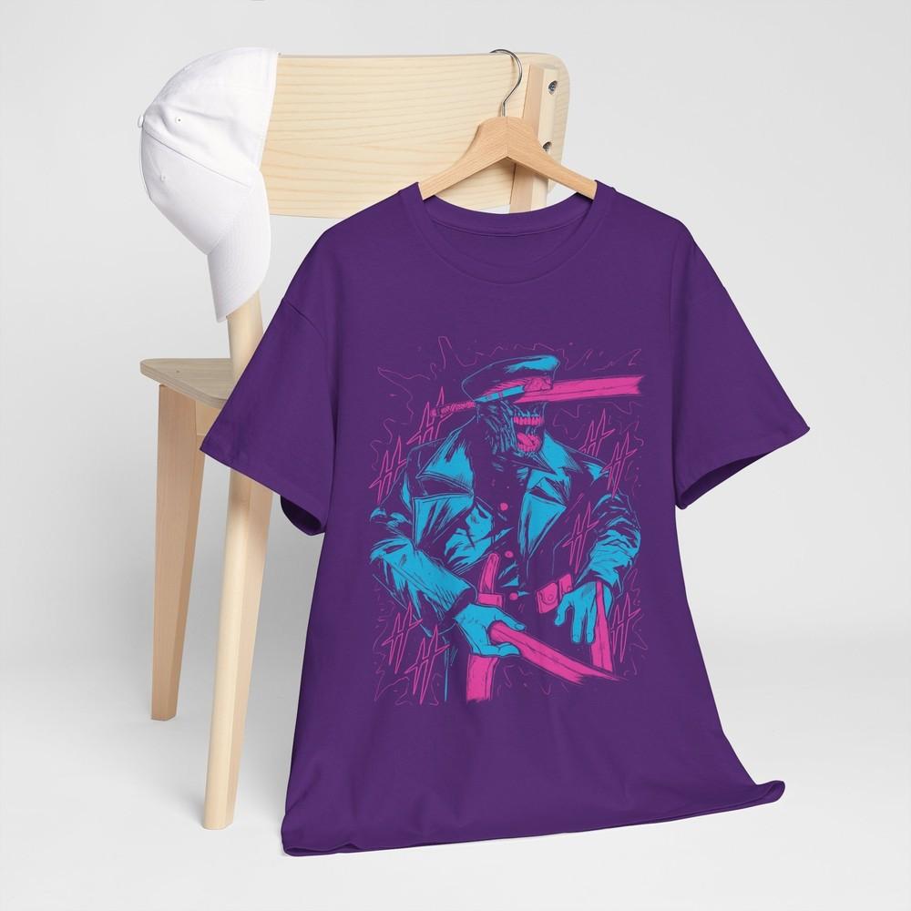 Chainsaw Unisex Tshirt Chainsaw Unisex Anime Csm Denji Power Black Shirt All Size
