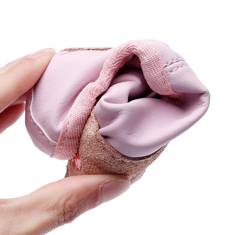 Scarpette da ballo per bambina, morbide in pelle, ballerine, suola intera, allacciate, per yoga, ginnastica, ragazzi, prove sul palco, scarpette da ballerina