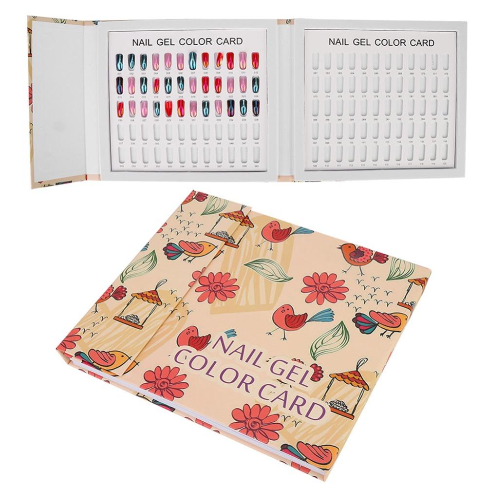 120 Colors Replaceable Color Swatches Nail Color Display Book Manicure Display Tool For Studio