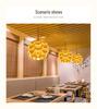 Zen Japanese Wood Pendant Light for Tea Rooms, Restaurants, Bedrooms, and Living Rooms