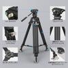 SmallRig Video Carbon Head Load Large Telescopic Professional Fluid Video Flat Video SmallRig 3989 Tripod, Fiber, 3-Section, 2-Way [10kg Capacity,
