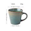Ceramic Coffee Mug Drinkware with Handle Microwave Wide Fruit Ice Cream Cup Cereal Breakfast for