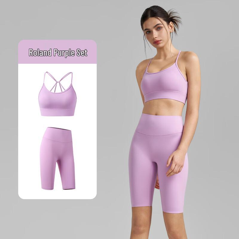 Women s Twisted Sports Bra & Yoga Pants Set M