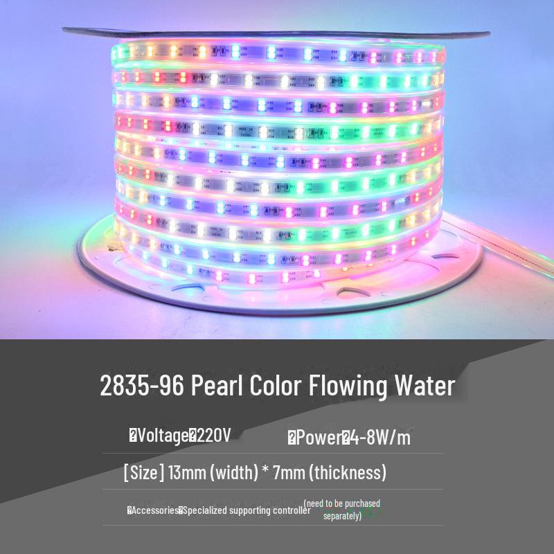 Seven-Color LED Marquee: Waterproof, High-Brightness, Color-Changing Light Strip for Outdoors