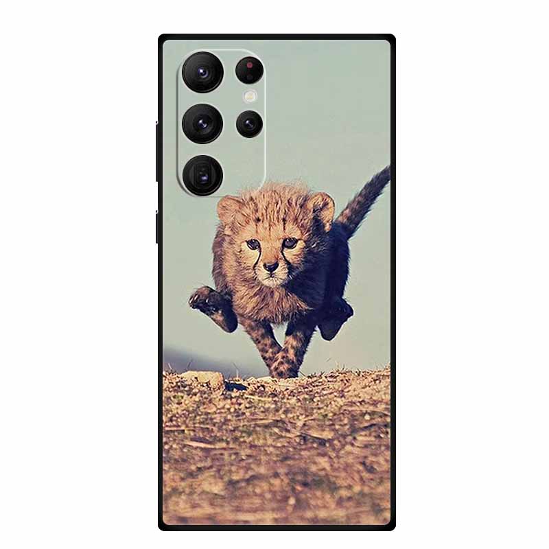 For Samsung S25 Ultra 5G Cases S25 Plus Wolf Lion Soft TPU Silicone Phone Case for Samsung Galaxy S25 5G Back Cover S25+ Painted