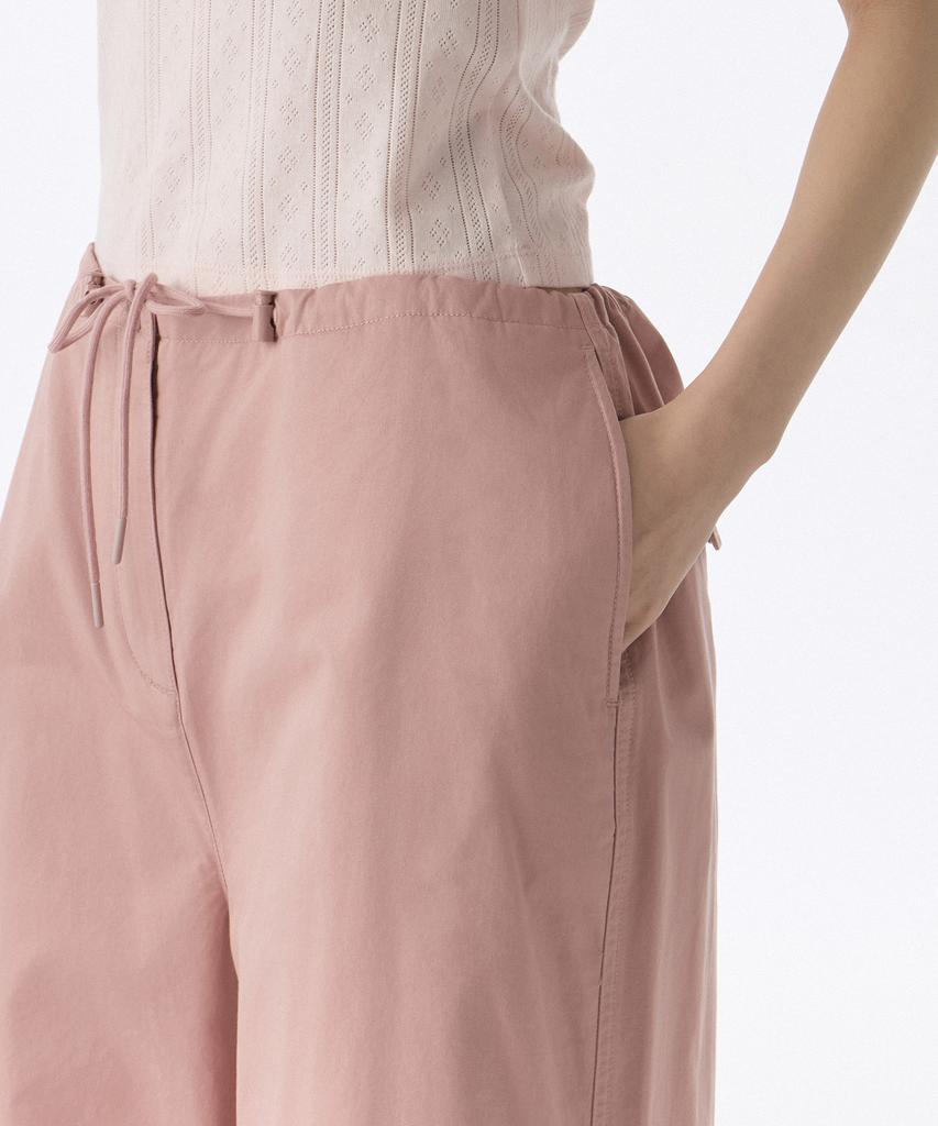 MUSINSA STANDARD WOMAN Women'S Cotton Parachute Pants [Desert Pink]