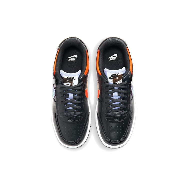Nike Air Force 1 Shadow SE Pixel Swoosh - Off Noir Women Sneakers Black Hyper-Crimson Light-Thistle CV8480-001