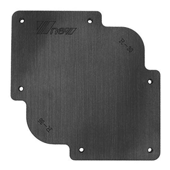 CarAngels Corner Processing Woodpecker Angle Jig for Easy Radius Router Table Corner Jig R Processing Bakelite Woodworking Tool Jig, 3-Piece Trimmers,