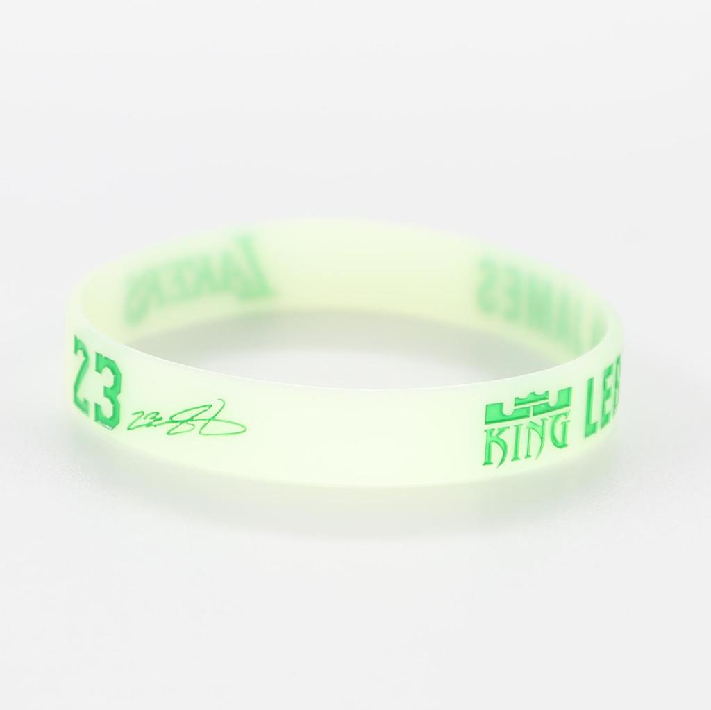 Thickened Luminous NBA Basketball Silicone Wristband: Harden, LeBron, Curry, Irving Edition