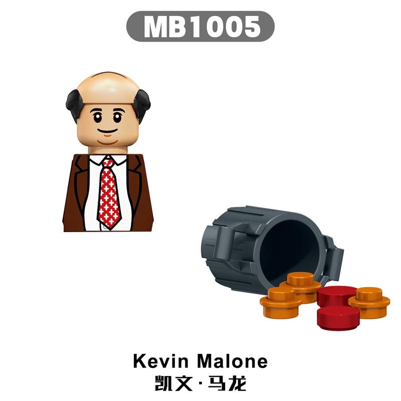 The Office Michael Scott Building Blocks Movie Characters Jim Halpert Pam Beesly Mini Action Figure Toys For Children