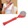 Massage Hammer 2 Soft Heads Retractable Flexible Handle Large Area Portable Silicone Manual Massage Hammer Stick