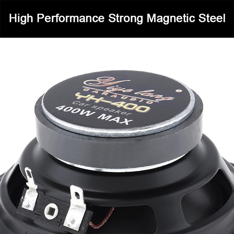 1 Pair 4/5/6.5 Inch Car Speakers Vehicle Door Auto Audio Music Stereo Subwoofer Full Range Frequency 2-Way Automotive Speakers