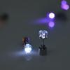 LED Bling Ohrringe Tanz Disco Valentinstagsgeschenke Modeschmuck Blinkende Ohrstecker Rosa LED Ohrringe Für Damen Licht Ohrstecker