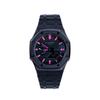 Casio Men Liquid Crystal,Analog Dual Display Series Black Watch GA-2100-7A(Watch8--)