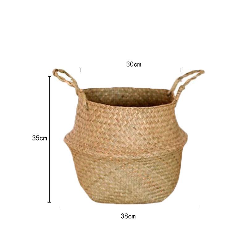 Waterproof Plastic Straw Flower Pot Shell