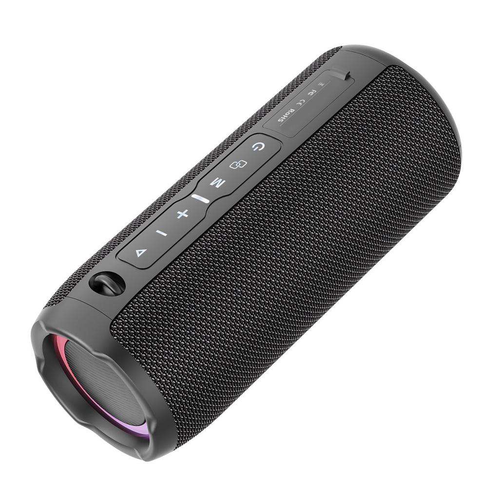S49PRO Portable Wireless Speaker with 5.2 Technology IPX6 Waterproof Speakers HiFi Sound FM TF Card RGB Lighting Compact a