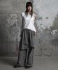 Jenyujeu Layers Wrap Sweatpants - Ash Gray