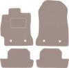 Beige Velour Floor Mats For: Subaru BRZ Coupe (2011-)