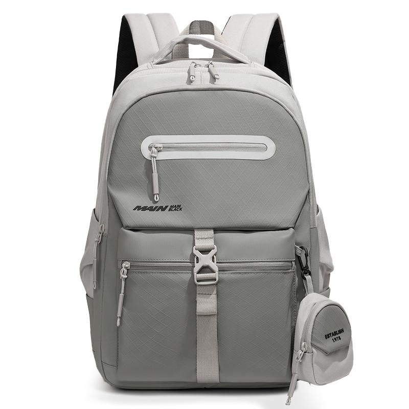 Rucsac Școlar pentru Elev de Liceu cu Blocuri de Culoare Rucsac de Călătorie pentru Bărbați Rucsac Ușor cu Capacitate Mare