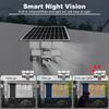 V380 PRO 4G SIM-Kartenkamera mit Solarpanel Outdoor-Flutlicht Dreifach-PTZ-Kamera Überwachung Sicherheits-Schutz CCTV Videokamera V380 Pro
