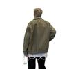 2025 American Retro Men's Workwear Style Metal Zipper Jacket – Trendy, Loose, and Versatile Design