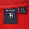 Victorinox sweat Zip jacket XS Red x navy Blouson fleece lining Men's Used