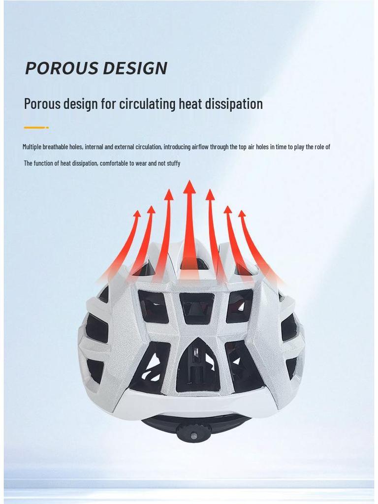 3C Sertifikalı Gece Parlayan Dağ ve Yol Bisikleti Kaskı - Nefes Alabilir ve Bisiklet İçin Güvenli