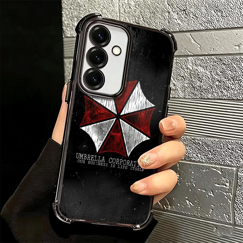 R-Resident-Evil Game Plating Phone Case For Samsung A17 A07 A37 A57 A16 A56 A15 A55 A14 A54 A13 A53 A26 A36 A25 A35 A24 A34 A23