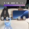 New Vezel Compatible Seat Hooks Car Storage Hooks To Prevent Luggage from Falling or Installs In the Front or Easy Car Set of Black [Leather] Falling,