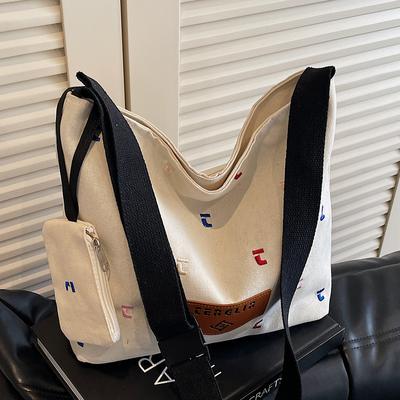 Large Capacity Women's Tote Bag for Women Casual and Fashionable Simple Shoulder Bag Lightweight Commuting Versatile Crossbody Bag