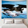 Dragon Taming Adventure Tapestry, Unique Design Tapestry, Wall Decor for Bedroom,Livingroom, Playroom,Heartwarming Fan Holiday Gifts