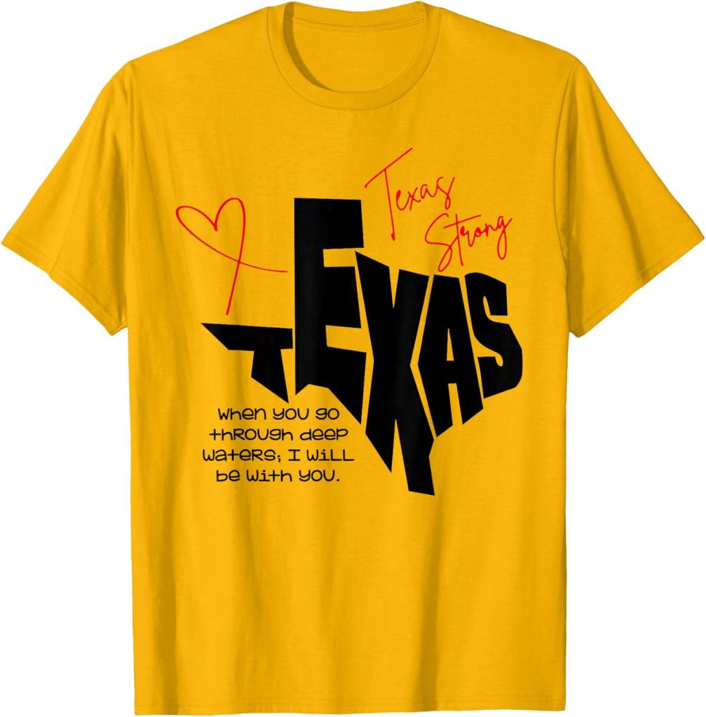 Texas Stronger Than Storm Support Community Pray Unisex T-Shirt