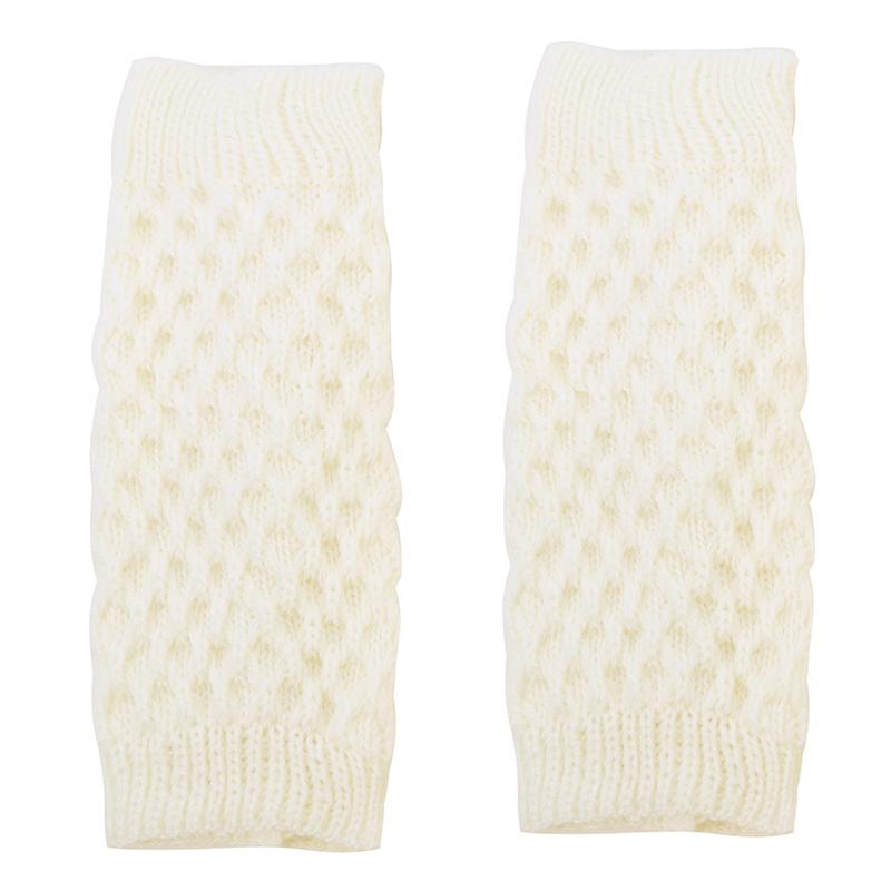 Short Men's and Women's Knitted Warm Half Finger Open Finger Arm Sleeve