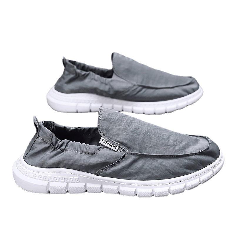 

Мужская обувь, летняя дышащая обувь без шнуровки, мужская универсальная рабочая обувь, ткань Old Beijing Sh