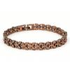 Eco-friendly Retro Bronze Three-Row Magnetic Bracelet for Men