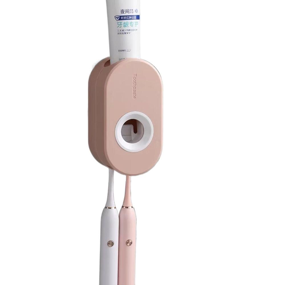 Automatic Toothpaste Dispenser Punch-Free Lazy Toothbrush Holder Toothpaste Squeezers  for Bathroom