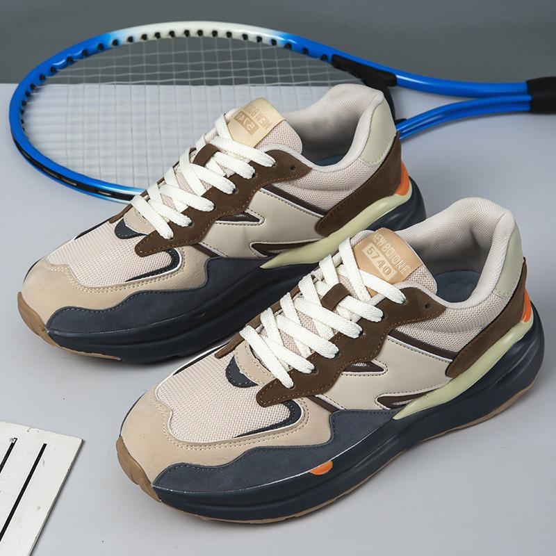 New spring sports shoes trend versatile casual men's shoes platform shoes running shoes