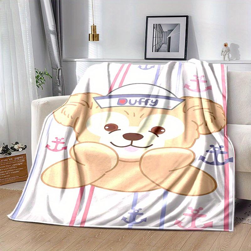 

1pc, Duffy (4) Cozy Flannel Throw Blanket Perfect Gift for Bedroom, Living Room, Travel, Camping, Car 80x120cm
