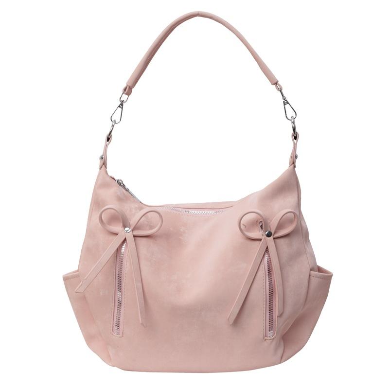 Fashion Women's Bag Large Capacity Tote Bag New Pleated Shoulder Simple Commuter Messenger Bag Bag