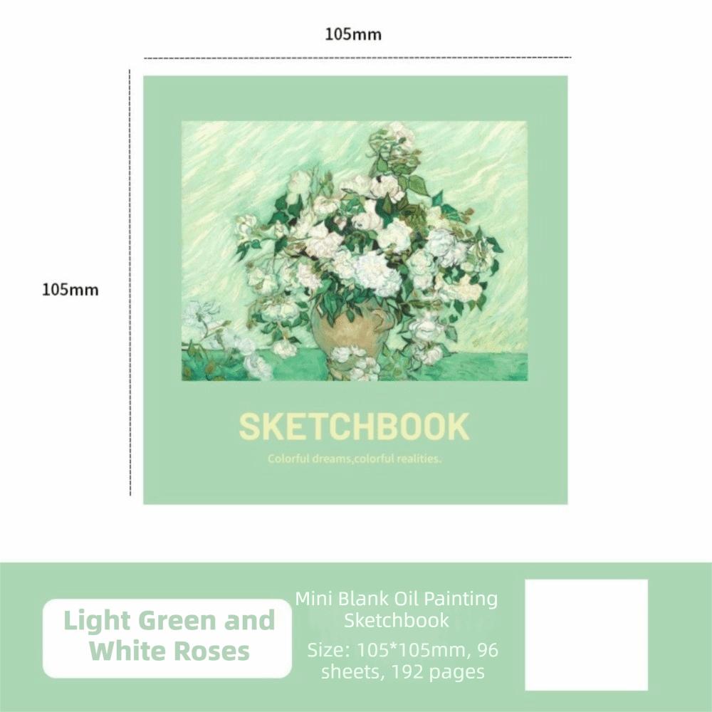 96 Blätter Skizzenbuch Leere Seiten Skizzenbuch Hohe Qualität Mini Zeichenbuch Handgezeichnet