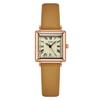 Student Vintage Watch Exquisite Small Square Disc Belt Watch Ladies Waterproof Quartz Watch