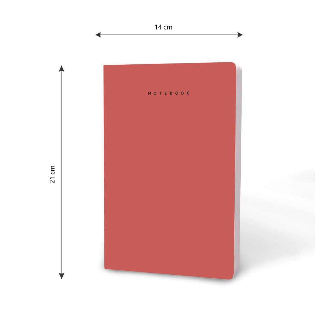 FACTOR NOTES A5 Notebook: 90 GSM | Ruled | 160 Pages (Redwood) a5
