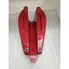 Fit For Triumph T120 Cherry & Silver Painted Aluminium Petrol Fuel Gas Tank +Cap