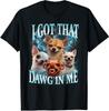 Lustiges Meme Ich habe diesen Köter in mir Chihuahua Hundeliebhaber T-Shirt