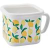 Toyo Horo Plune Enamel Multi-Square Pot, Lemon, Size: Approx. W17.8 D14 H11.8 YJ-825