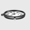 Watch Keychain Circular Dial High Precision Quartz Movement Pointer Silent Watch Compact Hook Keyring Watch