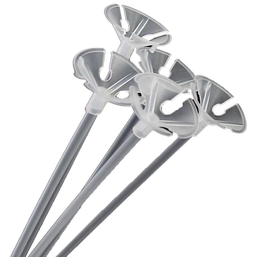 100pcs Reusable Balloon Holder Transparent Balloon Stick and Cup  Wedding Decorations