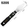 5-Piece Stainless Steel Palette Knife Set for Gouache and Oil Painting