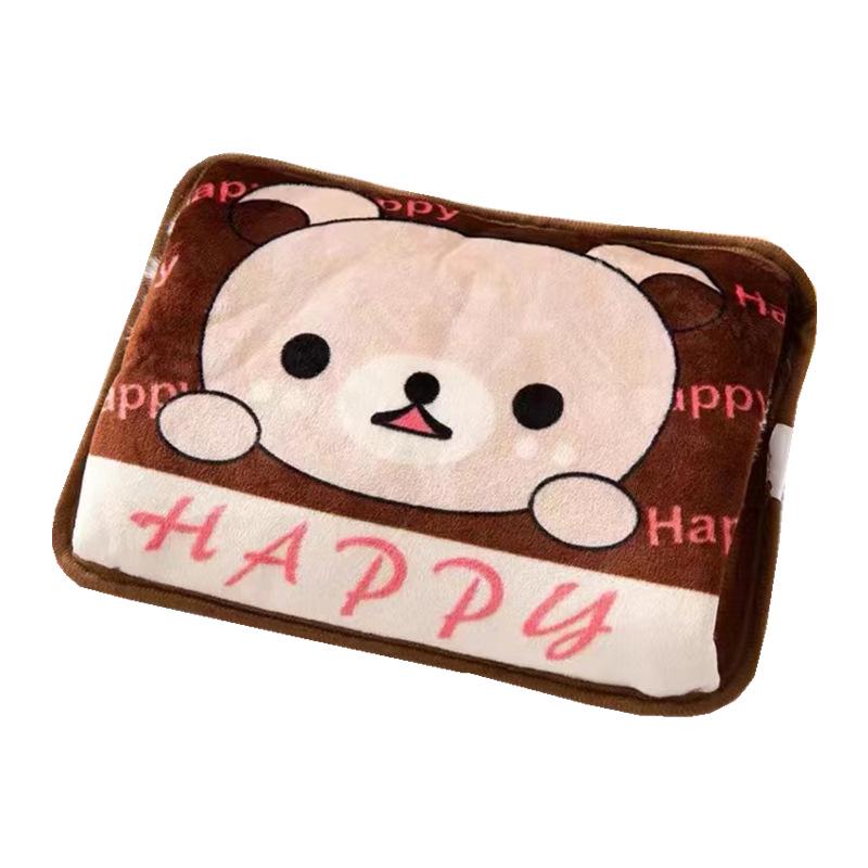 Wiederaufladbarer explosionsgeschützter elektrischer Handwärmer mit Kaninchenfell - Wärmflasche für Winterbettwäsche