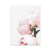 Pink Peony Flowers Paintings Posters Nordic Home Decor Oil Painting Posters And Prints Living Room Home Decor Canvas Wall Art